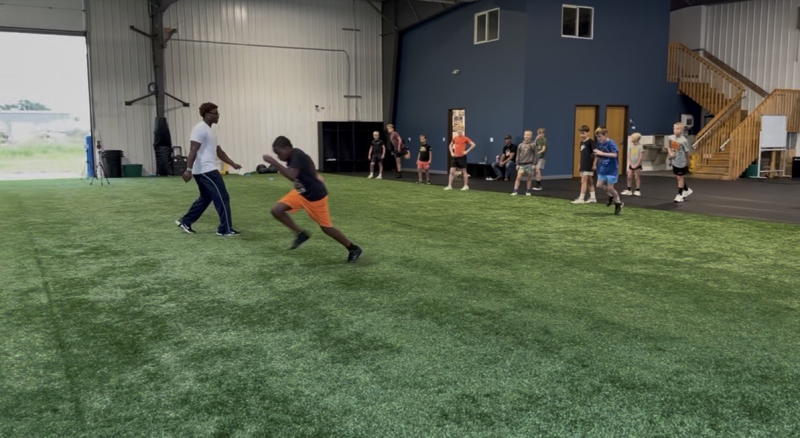 Speed and agility training at New Wave Performance